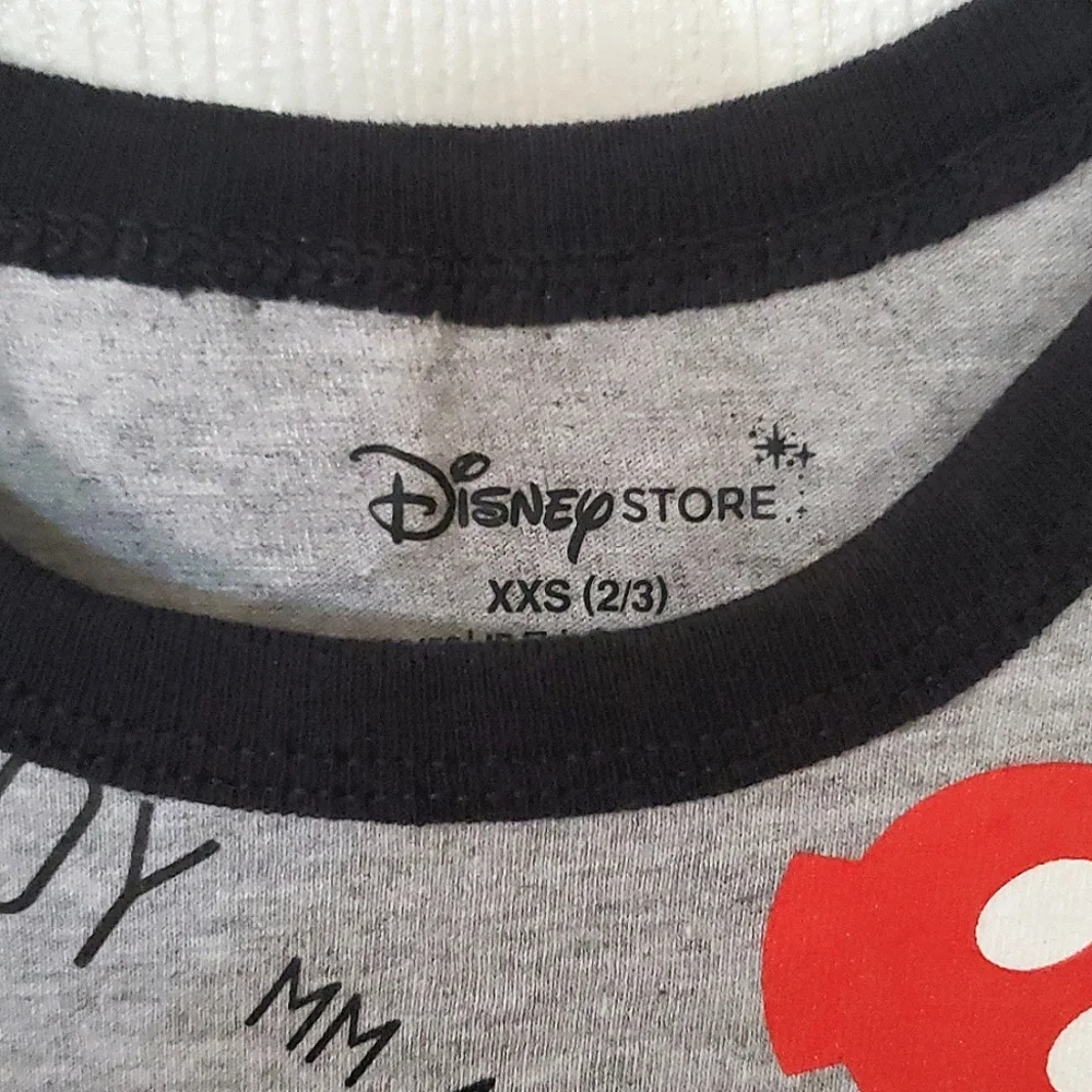 NWT New Disney Store Mickey & Minnie Mouse Tee Size XXS (2-3) - Picture 6 of 6